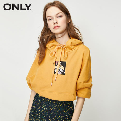 ONLY Women's Embroidered Hoodie | 12019S595