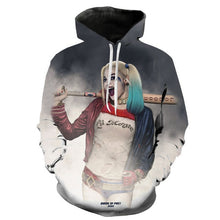 Load image into Gallery viewer, Birds Of Prey Harley Quinn Hoodies Men Women 3D Print Sweatshirts Fashion Harajuku Pullover Cool Hooded Streetwear Coat Jacket