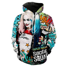 Load image into Gallery viewer, Birds Of Prey Harley Quinn Hoodies Men Women 3D Print Sweatshirts Fashion Harajuku Pullover Cool Hooded Streetwear Coat Jacket