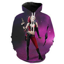 Load image into Gallery viewer, Birds Of Prey Harley Quinn Hoodies Men Women 3D Print Sweatshirts Fashion Harajuku Pullover Cool Hooded Streetwear Coat Jacket