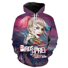 Load image into Gallery viewer, Birds Of Prey Harley Quinn Hoodies Men Women 3D Print Sweatshirts Fashion Harajuku Pullover Cool Hooded Streetwear Coat Jacket