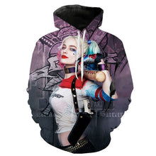 Load image into Gallery viewer, Birds Of Prey Harley Quinn Hoodies Men Women 3D Print Sweatshirts Fashion Harajuku Pullover Cool Hooded Streetwear Coat Jacket